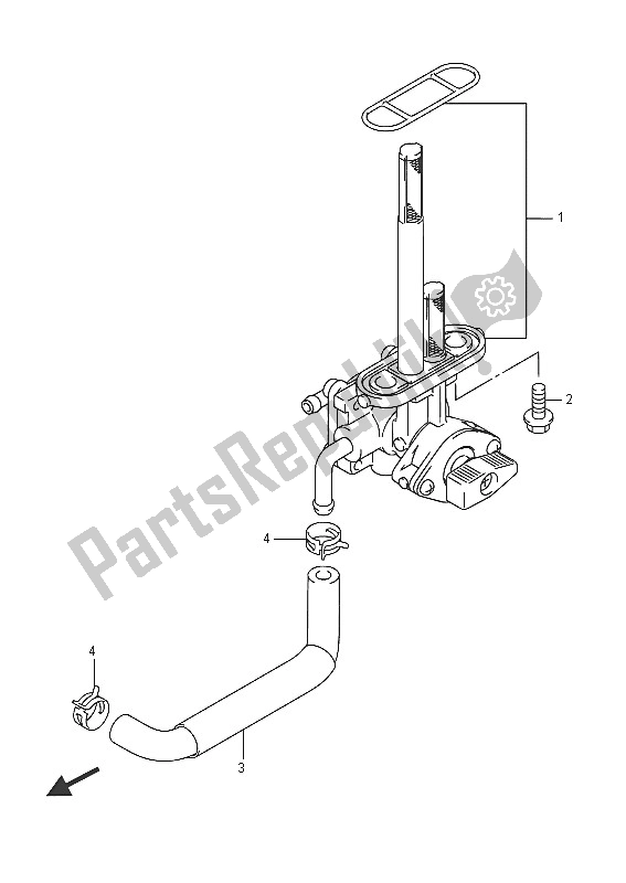 Todas las partes para Grifo De Combustible de Suzuki LT Z 90 Quadsport 2016