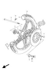 FRONT WHEEL (GN125E)