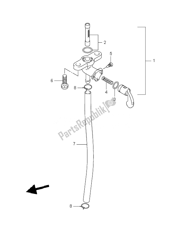Todas las partes para Grifo De Combustible de Suzuki RM 85 SW LW 2010
