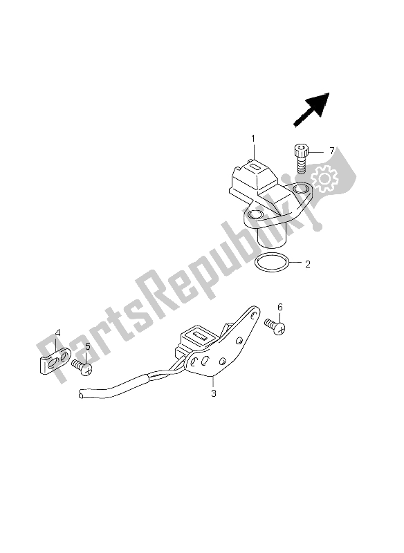 Tutte le parti per il Generatore Di Segnale del Suzuki GSX R 1000 2001