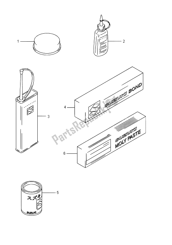 All parts for the Optional of the Suzuki VZ 800 Intruder 2015