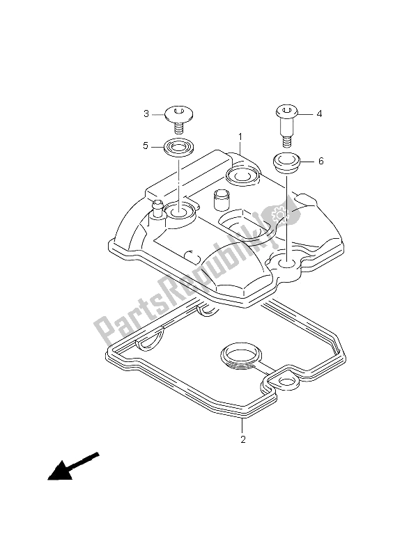 Wszystkie części do Cylinder Suzuki LT Z 400 Quadsport Limited 2008