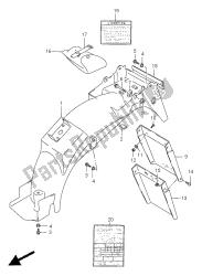 REAR FENDER & LABEL