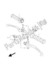 levier de poignée (gsx650f e21)