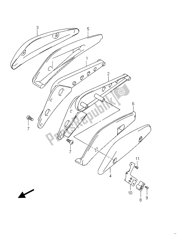 All parts for the Frame Handle Grip (vzr1800zuf E19) of the Suzuki VZR 1800 NZR M Intruder 2011