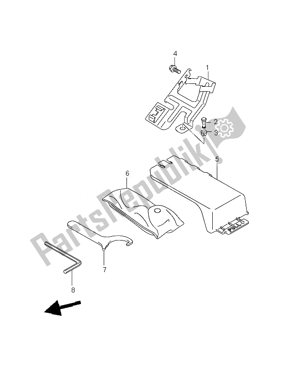 All parts for the Holder of the Suzuki GSR 600A 2007