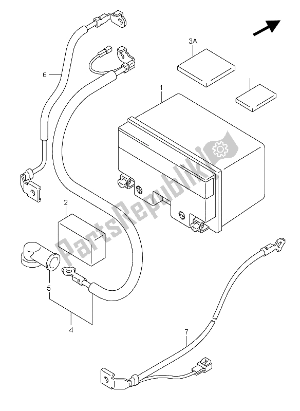 Tutte le parti per il Batteria del Suzuki AN 250 Burgman 2006