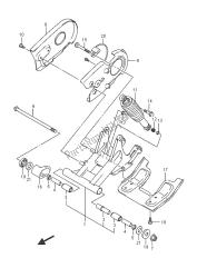 bras oscillant arrière