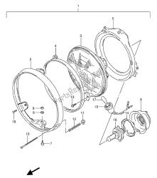 lampe frontale (e1-e2)