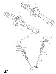 árbol de levas y válvula