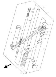 ammortizzatore anteriore (sw)