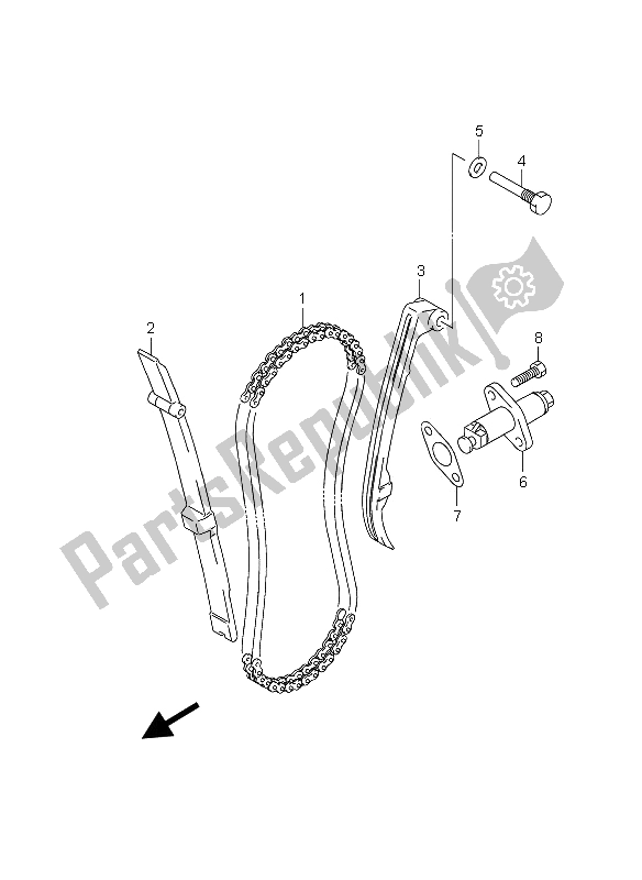 Todas as partes de Corrente De Cam do Suzuki GZ 125 Marauder 2005