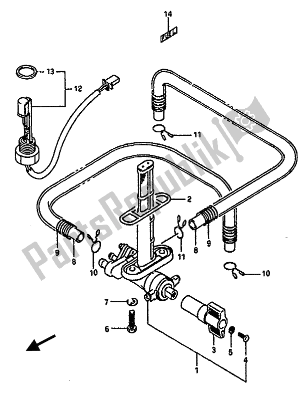 Tutte le parti per il Rubinetto Del Carburante del Suzuki GSX R 1100 1989