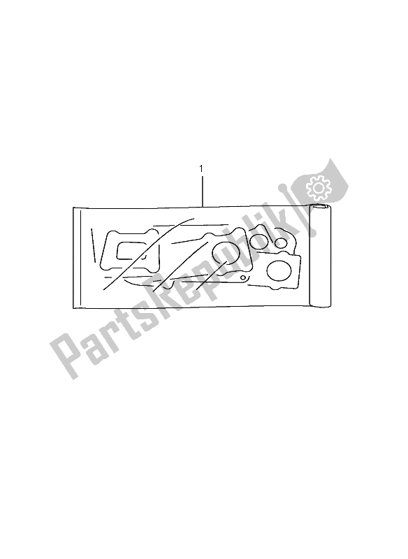 All parts for the Gasket Set of the Suzuki VL 1500 Intruder LC 2008