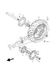 roda traseira (gsf1250-s)