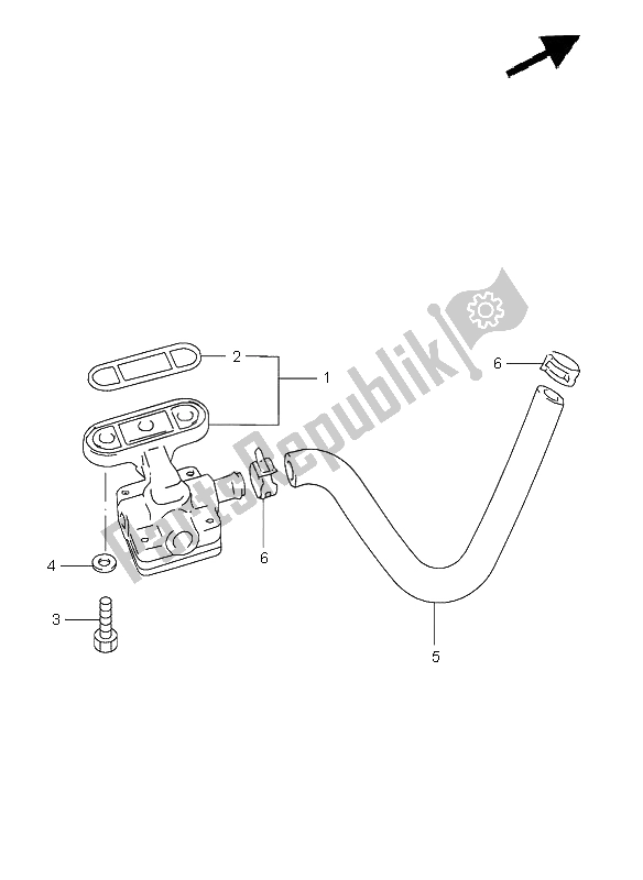 Tutte le parti per il Rubinetto Del Carburante del Suzuki GSX R 600 1999