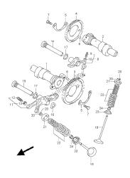 albero motore e valvola