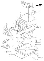 caja trasera