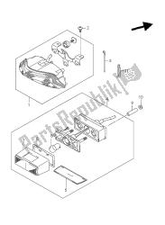 luz de combinación trasera