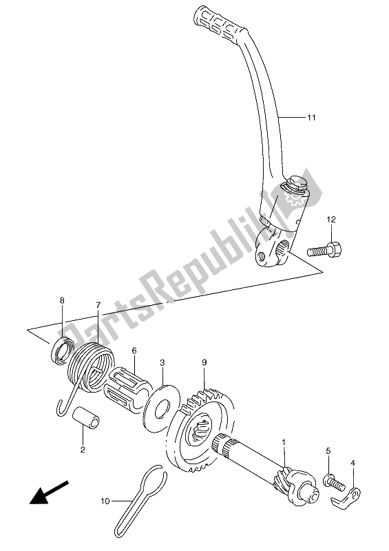 Todas las partes para Iniciador de Suzuki RGV 250 1992