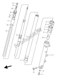 ammortizzatore anteriore (rf900r)