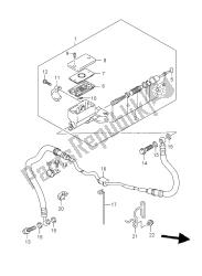 cilindro mestre da embreagem (gsf1200s-sa)