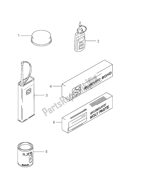 Alle onderdelen voor de Optioneel van de Suzuki GSR 600A 2008