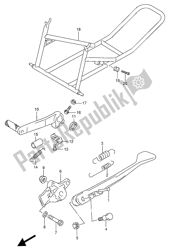 Todas las partes para Estar de Suzuki GSX R 1100W 1994