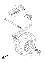 roue arrière gauche