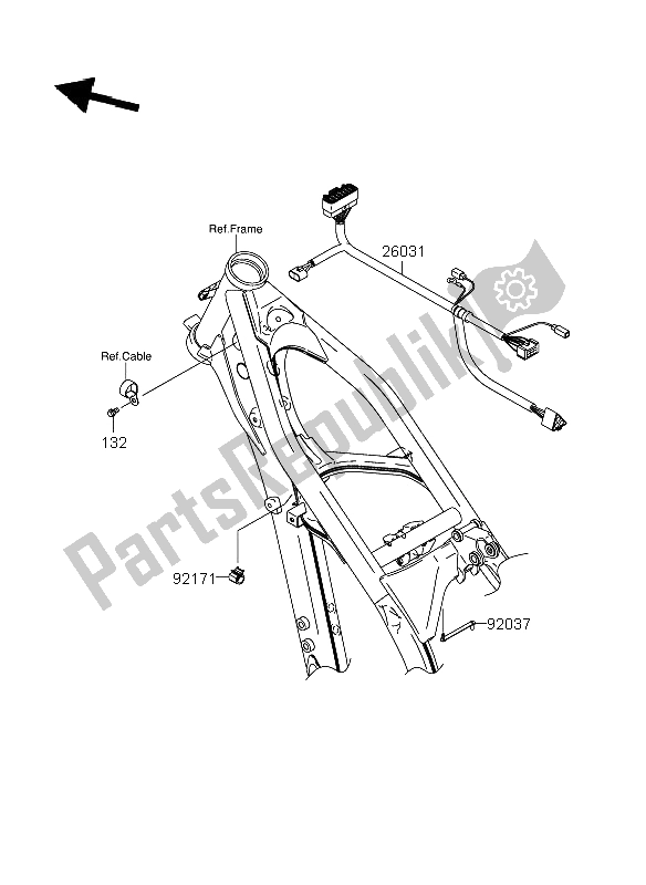 All parts for the Chassis Electrical Equiment of the Suzuki RM Z 250 2006