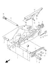 achterste zwenkarm (GSX-R600 E24)