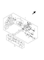 pinza posteriore (gsr750ue e21)