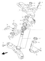 support de fourche avant (gsf600-u)