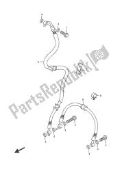 mangueira do freio dianteiro (gsr750)