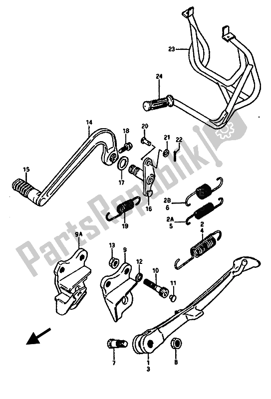 Todas las partes para Estar de Suzuki GSX R 1100 1988