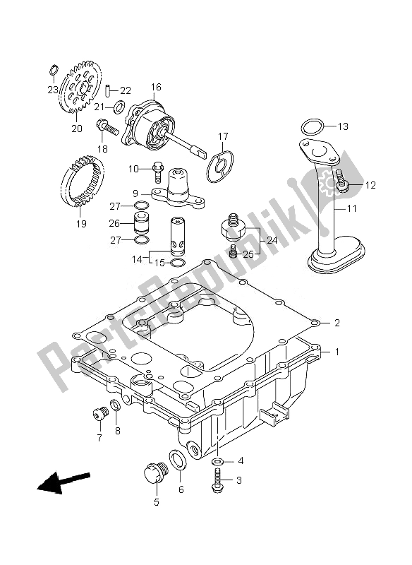 Toutes les pièces pour le Carter D'huile Et Pompe à Huile du Suzuki GSX R 1000 2007