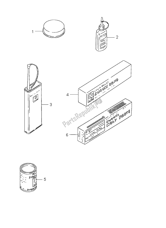 Wszystkie części do Opcjonalny Suzuki GN 125E 1995