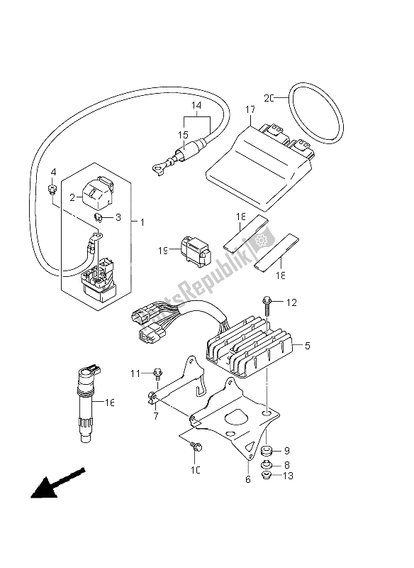 All parts for the Electrical (gsx650f E21) of the Suzuki GSX 650 FA 2011