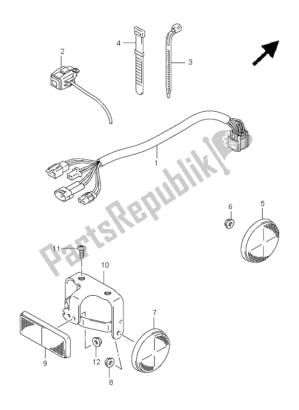 Toutes les pièces pour le Faisceau De Câblage du Suzuki DR Z 125 SW LW 2003