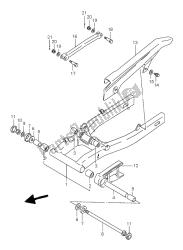 bras oscillant arrière