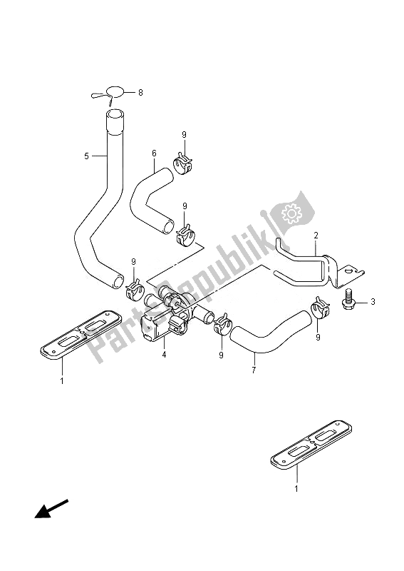 Wszystkie części do 2. Powietrze Suzuki GSX R 600 2014