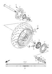 ruota posteriore (gsx-r1000a)