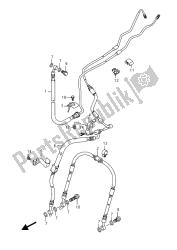 mangueira do freio dianteiro (sfv650a)