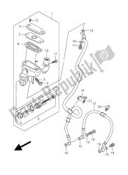 flexible de frein avant (gsx1300bk-uf)