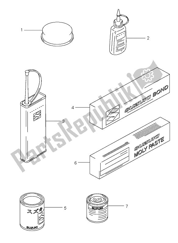 Tutte le parti per il Opzionale del Suzuki GSX 600F 2006