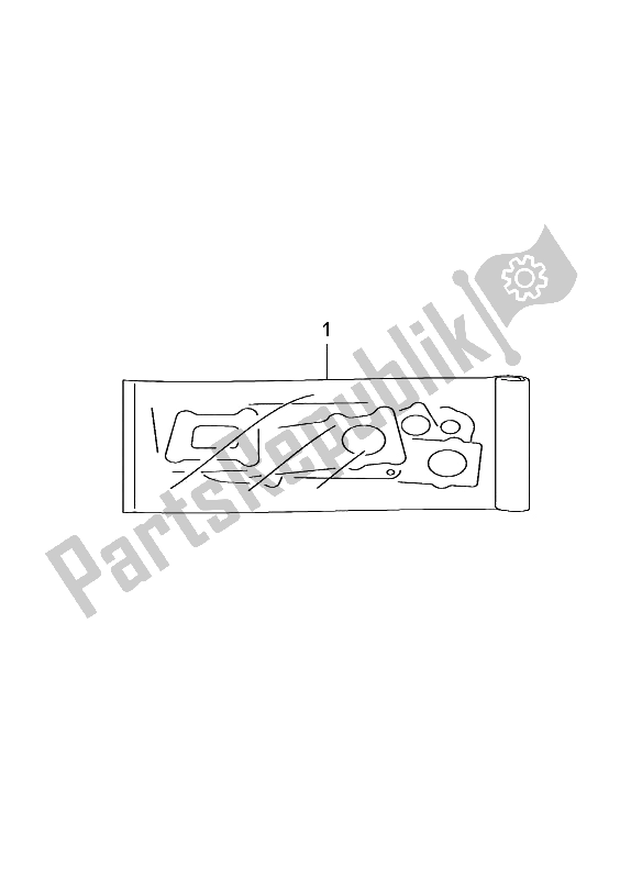 All parts for the Gasket Set of the Suzuki SV 650 NS 2004