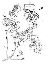 compteur de vitesse et tachymètre