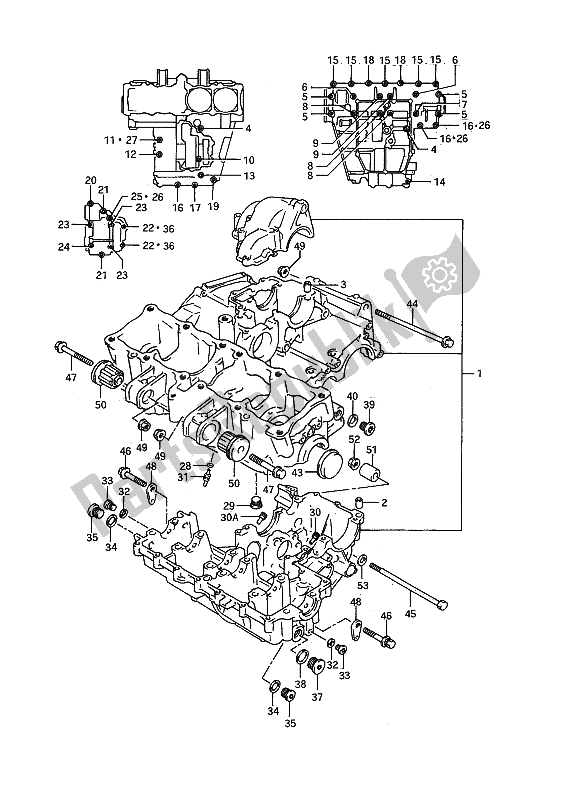 Wszystkie części do Korbowód Suzuki GSX R 750W 1993