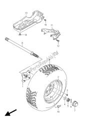 LEFT REAR WHEEL (LT-A400FZ P17)