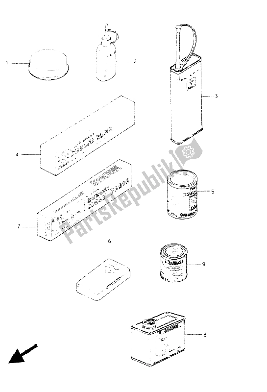 Todas las partes para Opcional de Suzuki GSX 400S 1986